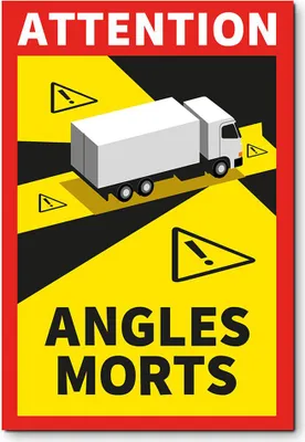 Zdjęcie produktu dla Naklejka EDM Angles Morts Truck 3 sztuki 17 x 25 cm