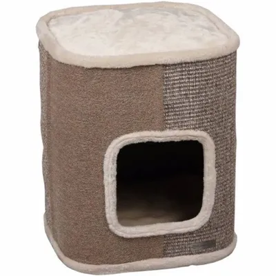 Produktbild von FLAMINGO 2-in-1 Kratztonne George S 40x40x49 cm Beige