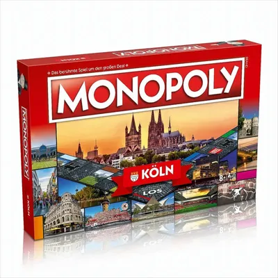 Produktbild von Monopoly Köln Stadt City Edition Gesellschaftsspiel Brettspiel Spiel