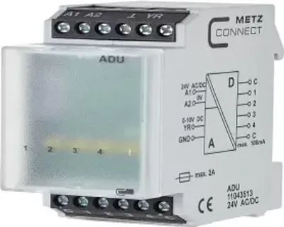 Produktbild von METZ CONNECT Analog-Digital Umsetzer ADU- ADU-C12C12
