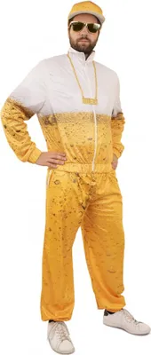 Produktbild von Bier Trainingsanzug für Damen und Herren JGA Kostüm, Größe:3XL