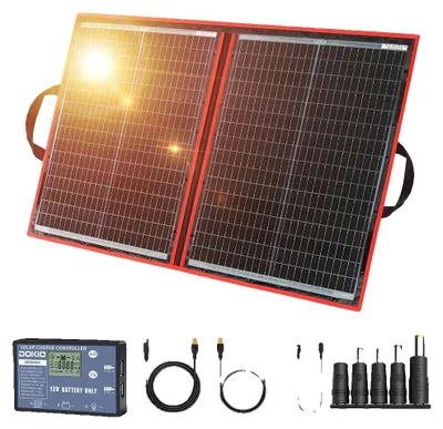 Zdjęcie produktu dla Panel solarny, przenośny i składany, o elastycznym zastosowaniu, moc 100W