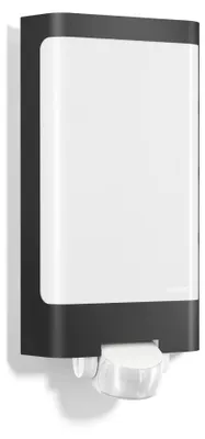 Produktbild von STEINEL L 240 S, Wandbeleuchtung für den Außenbereich, Anthrazit, Edelstahl, IP44, Eingang, Wandmontage