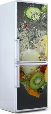 Produktbild von Magnete Dekorative - 70 cm x 190 cm - Küche - Magnetmatte Kühlschrankmagnete - Gemüse Und Früchte Wasser