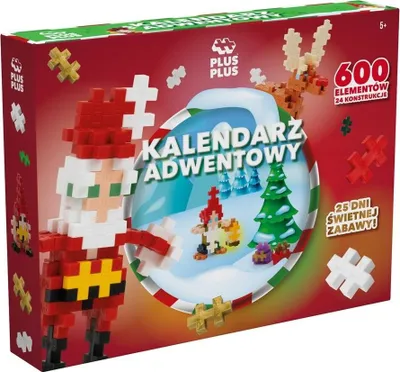 Produktbild von Plus-Plus kalendarz adwent.600el 3973 09321