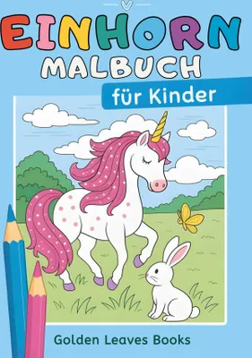 Produktbild von Einhorn Malbuch für Kinder