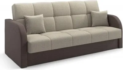 Zdjęcie produktu dla LIKMA Rozkładana Wersalka Togo Beżowa/Brązowa 214x93x85cm z Funkcją Spania, Pojemnikiem na Pościel, Sofa w Tkaninie Inari 23+28