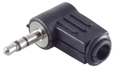 Produktbild von 3,5 mm Klinkenstecker, stereo, 3 polig, Winkelausführung (22220515)