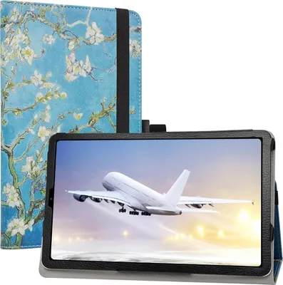 Immagine prodotto di Alldocube Iplay 40/Kpad 10,4" Custodia Per Tablet, Blu Con Fiori Bianchi