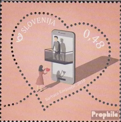 Produktbild von Briefmarken Slowenien 2018 Mi 1288 (kompl.Ausg.) postfrisch Grußmarke