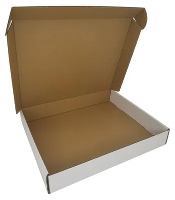 Immagine prodotto di 50 scatole di cartone ondulato piccole, ideali per spedizioni, dimensioni 33 x 28 x 5 cm