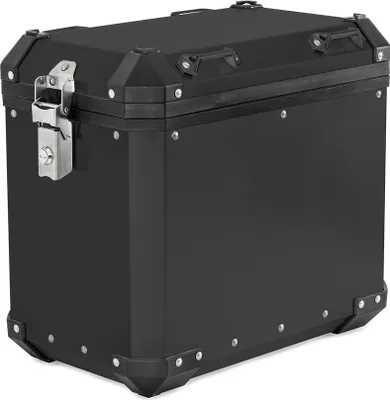Produktbild von Motorrad Alukoffer / Aluminium Seitenkoffer 45 Liter # GX45 schwarz