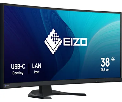 Zdjęcie produktu dla EIZO FlexScan EV3851X-BK, 95,2 cm (37.5"), 3840 x 1600 px, UltraWide Quad HD+, LCD, 5 ms, Czarny