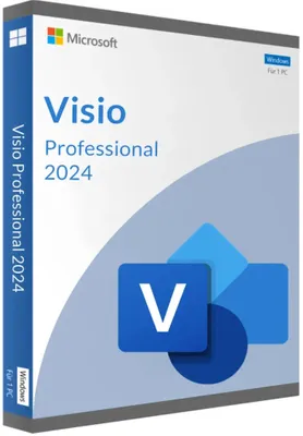 Produktbild von Microsoft Visio Professional 2024 - Lizenz - Download - ESD - Win - alle Sprachen