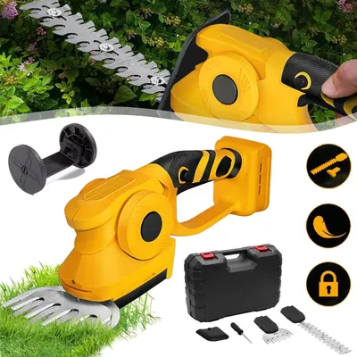 Produktbild von Gras-Strauchschere Akku Garten Hecken Buchsbaumschere Strauchtrimmer Grasmesser