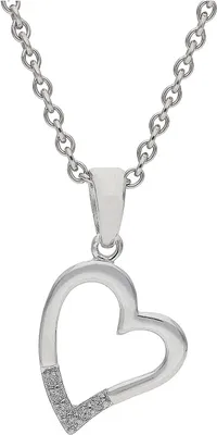 Produktbild von JuwelmaLux Anhänger 925/000 Sterling Silber Herz mit Zirkonia JL39-02-0146