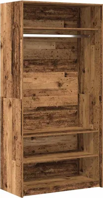 Zdjęcie produktu dla vidaXL Szafa o wyglądzie starego drewna 100x50x200 cm materiał drewnopochodny