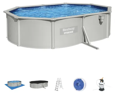 Immagine prodotto di Piscina in acciaio fuori terra ovale Hydrium 500x360x120 cm Bestway 56586