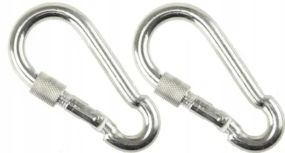 Produktbild von Karabinerhaken FEINZ - 80 mm - verzinkt - 230 kg Tragkraft - mit Sicherung - robust und langlebig