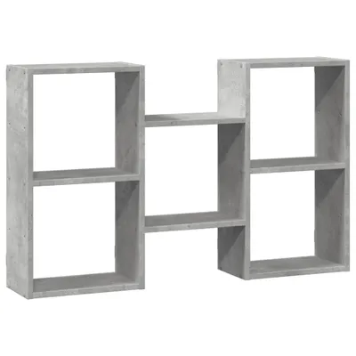 Obrázok produktu pre vidaXL Nástenná polica betónová sivá 96x18x60 cm materiál na báze dreva