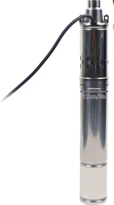 Image de Pompe pour puits profonds, construction en acier inoxydable, débit élevé, 220 V, UE