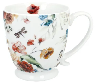 Produktbild von DUO Becher mit Fuß REBECCA, 500 ml, New Bone China Porzellan
