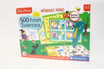 Immagine prodotto di Penna parlante interattiva Clementoni - 500 affascinanti domande sugli animali! Scoprite il mondo naturale con un giocattolo educativo che divertirà e insegnerà al vostro bambino!