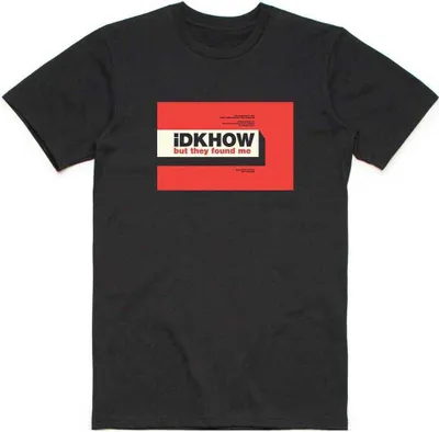Immagine prodotto di iDKHow - ma mi hanno trovato Maglietta uomo X-Large - nero