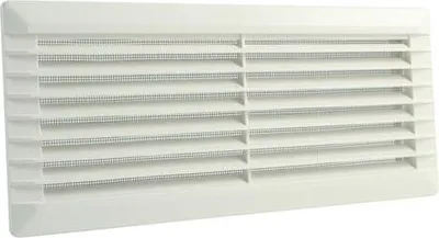 Produktbild von Marley Lüftungsgitter 279 x 104 mm, für Hohlwände, weiß