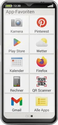 Produktbild von Emporia SMART.6 16,7 cm (6.58") Android 13 5G USB Typ-C 6 GB 128 GB Schwarz, Silber