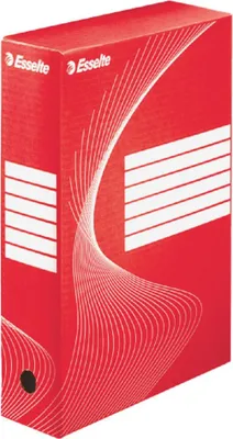 Immagine prodotto di Esselte - Scatola archivio Esselte Boxycolor 80mm 250x352mm rosso | 25 pezzi
