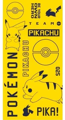 Imagen del producto de Toalla Pikachu Pokémon Algodón 100%