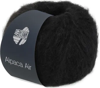 Produktbild von Lana Grossa - Alpaca Air 0012 schwarz