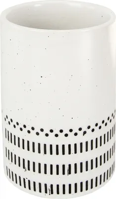 Immagine prodotto di Bicchiere per spazzolini Kleine Wolke ALVA in bianco e nero