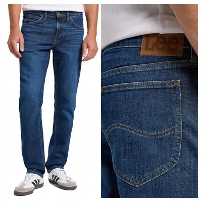 Zdjęcie produktu dla Lee | Spodnie jeans damskie, model Daren, z zamkiem, regularny krój, kolor niebieski, rozmiar W31 L32