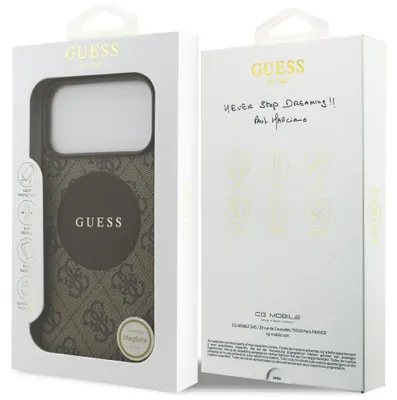 Produktbild von Guess 4g Circle Classic Logo Magsafe Iphone 17 Pro Max Handyhülle One Size