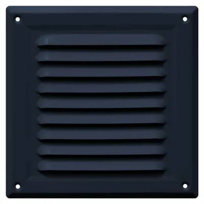 Productafbeelding van Ventilatierooster van Staal 17 x 17 cm met Insectenhor