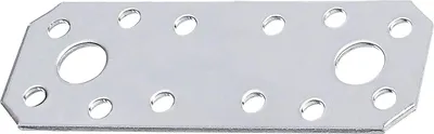 Produktbild von Alberts Flachverbinder | Edelstahl | 96 x 35 mm | 25er Set