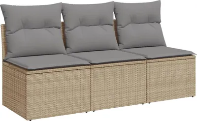 Zdjęcie produktu dla VidaXL 366104, 3 siedz., Jasny Szary, 110 kg, 1650 mm, 620 mm, 690 mm