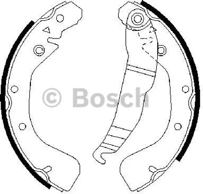 Produktbild von Bosch Bremsbackensatz  0 986 487 554