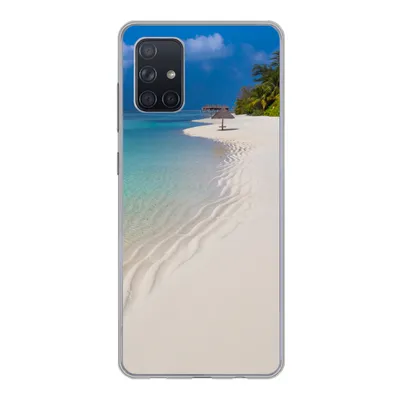 Produktbild von MuchoWow® Handyhülle Schutzhülle Hülle für Samsung Galaxy A51 Meer - Strand - Sommer Silikon Softcase Handy Hülle - Schutzabdeckung