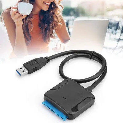 Obrázok produktu pre Adaptér SATA-USB, USB 3.0 na SATA III, 2,5"-3,5"-adaptér pevného disku