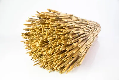 Produktbild von artplants.de Schilfmatte Elliot aus geschältem Schilf, naturfarben, 500 cmx100 cm - Sichtschutz Schilfrohrmatte