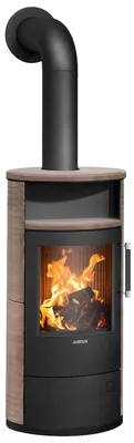Produktbild von Justus Island 5 2.0 Kaminofen Stahl Schwarz / Keramik Grappa