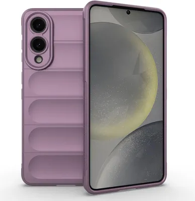 Obrázok produktu pre Puzdro pre Samsung Galaxy S25 Edge - Zadný kryt Phonesta GripShell Silikónový - Fialová