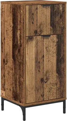 Immagine prodotto di vidaXL Mobile da bagno con cassetti, legno antico 39,5 x 36 x 88 cm