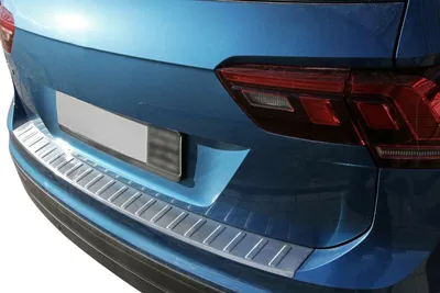 Für VW Tiguan II AD + Allspace ab 2016- LADEKANTENSCHUTZ Edelstahl MATT Leiste in der Farbe von Recambo e.K.