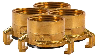 Produktbild von 4x Schnellkupplung Messing mit Innengewinde 1/2 Zoll