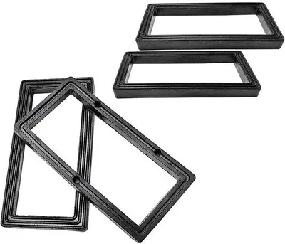Obrázek produktu pro Elastické těsnicí kroužky, 4 kusy - vodotěsné - pro odtokové trubky - 73 x 37 x 6 mm - dobrá pružnost - těsnění