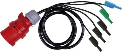 Produktbild von Metrel A 1641 Messadapter Cee Kupplung 16 A 3polig Bananenstecker 4 Mm Stecker
